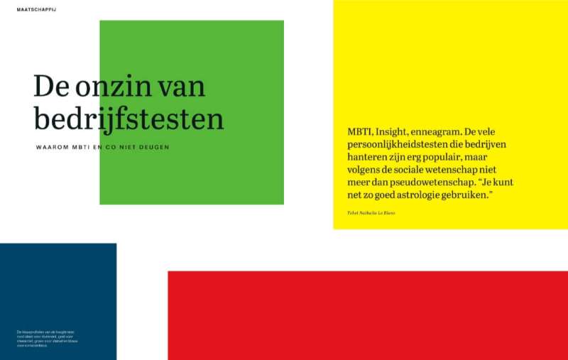 De onzin van bedrijfstesten