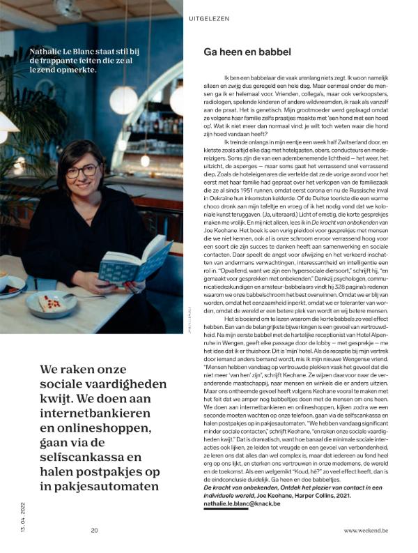 Ga heen en babbel